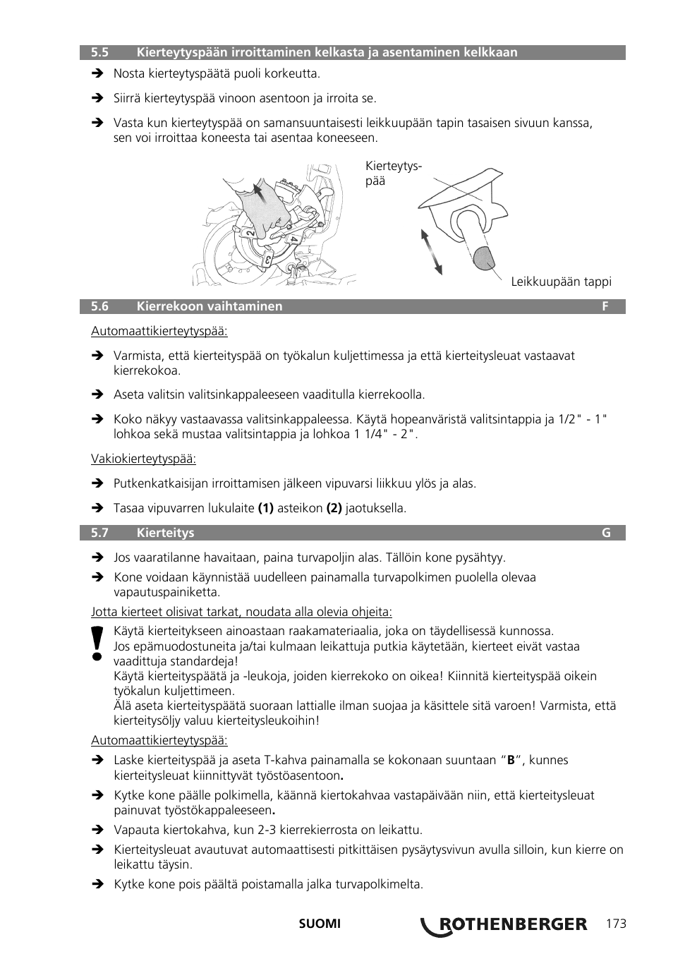 ROTHENBERGER SUPERTRONIC 2 SE/3 SE/4 SE User Manual | Page 177 / 284