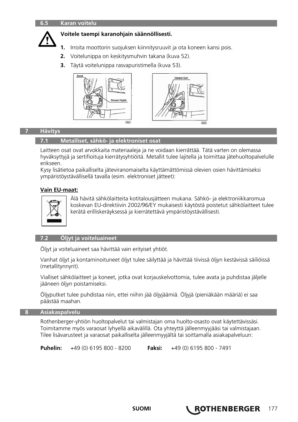 ROTHENBERGER SUPERTRONIC 2 SE/3 SE/4 SE User Manual | Page 181 / 284