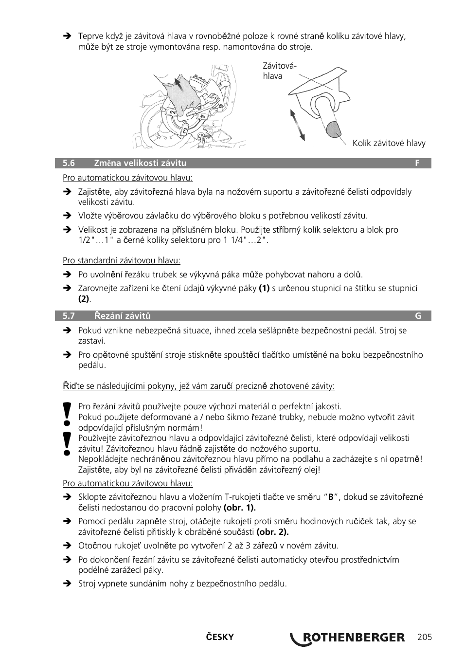 ROTHENBERGER SUPERTRONIC 2 SE/3 SE/4 SE User Manual | Page 209 / 284