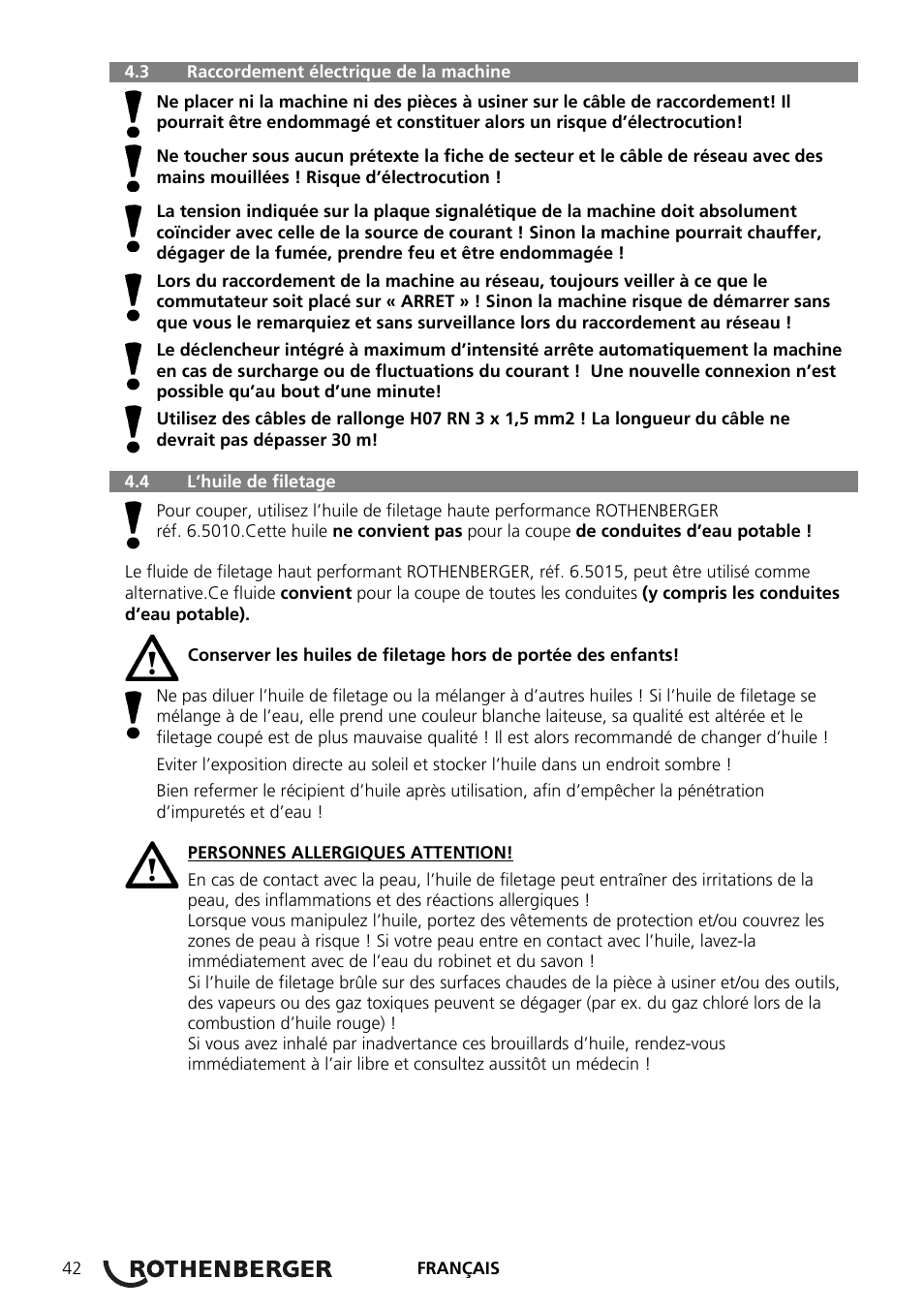 ROTHENBERGER SUPERTRONIC 2 SE/3 SE/4 SE User Manual | Page 46 / 284