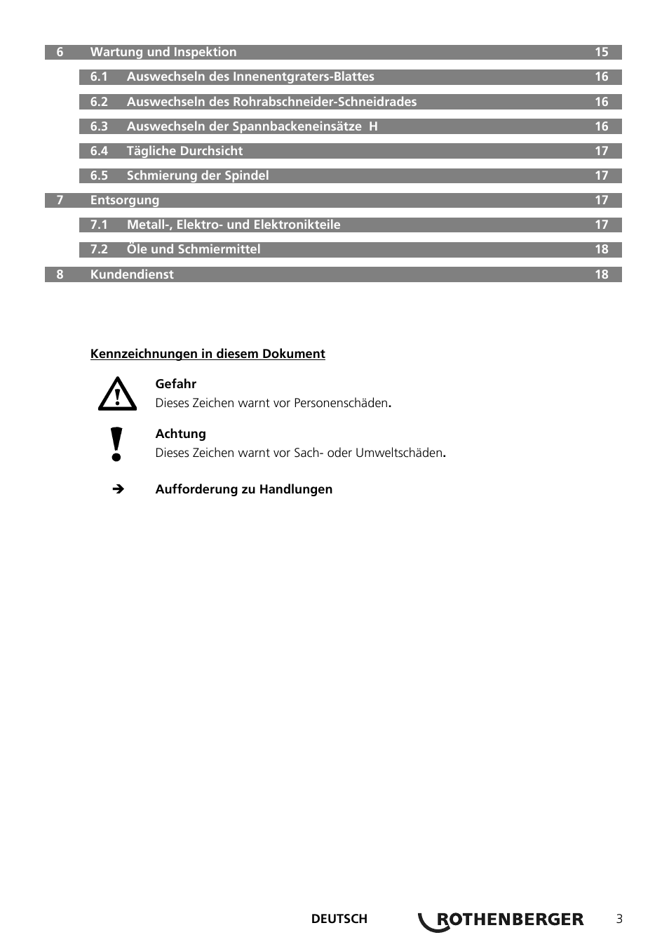 ROTHENBERGER SUPERTRONIC 2 SE/3 SE/4 SE User Manual | Page 7 / 284
