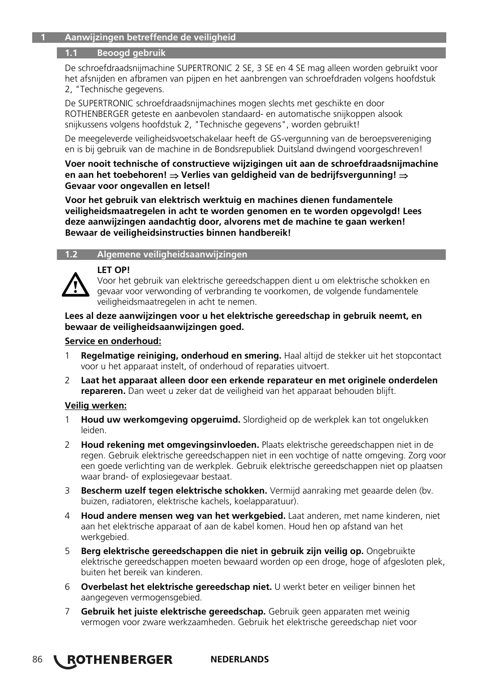 ROTHENBERGER SUPERTRONIC 2 SE/3 SE/4 SE User Manual | Page 90 / 284