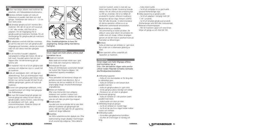 ROTHENBERGER SUPERTRONIC 2000 User Manual | Page 20 / 20