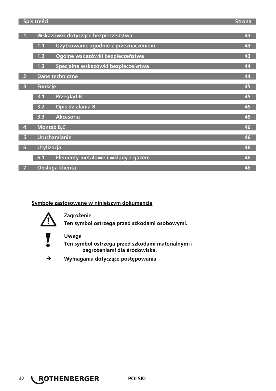 ROTHENBERGER TURBOPROP User Manual | Page 46 / 96
