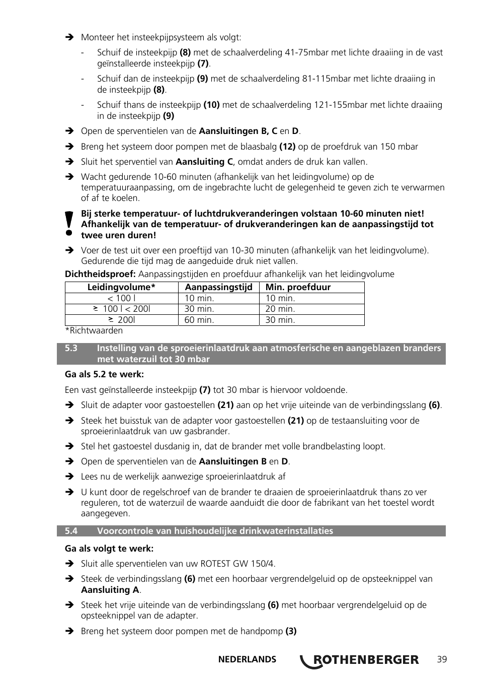 ROTHENBERGER ROTEST GW 150/4 User Manual | Page 41 / 120