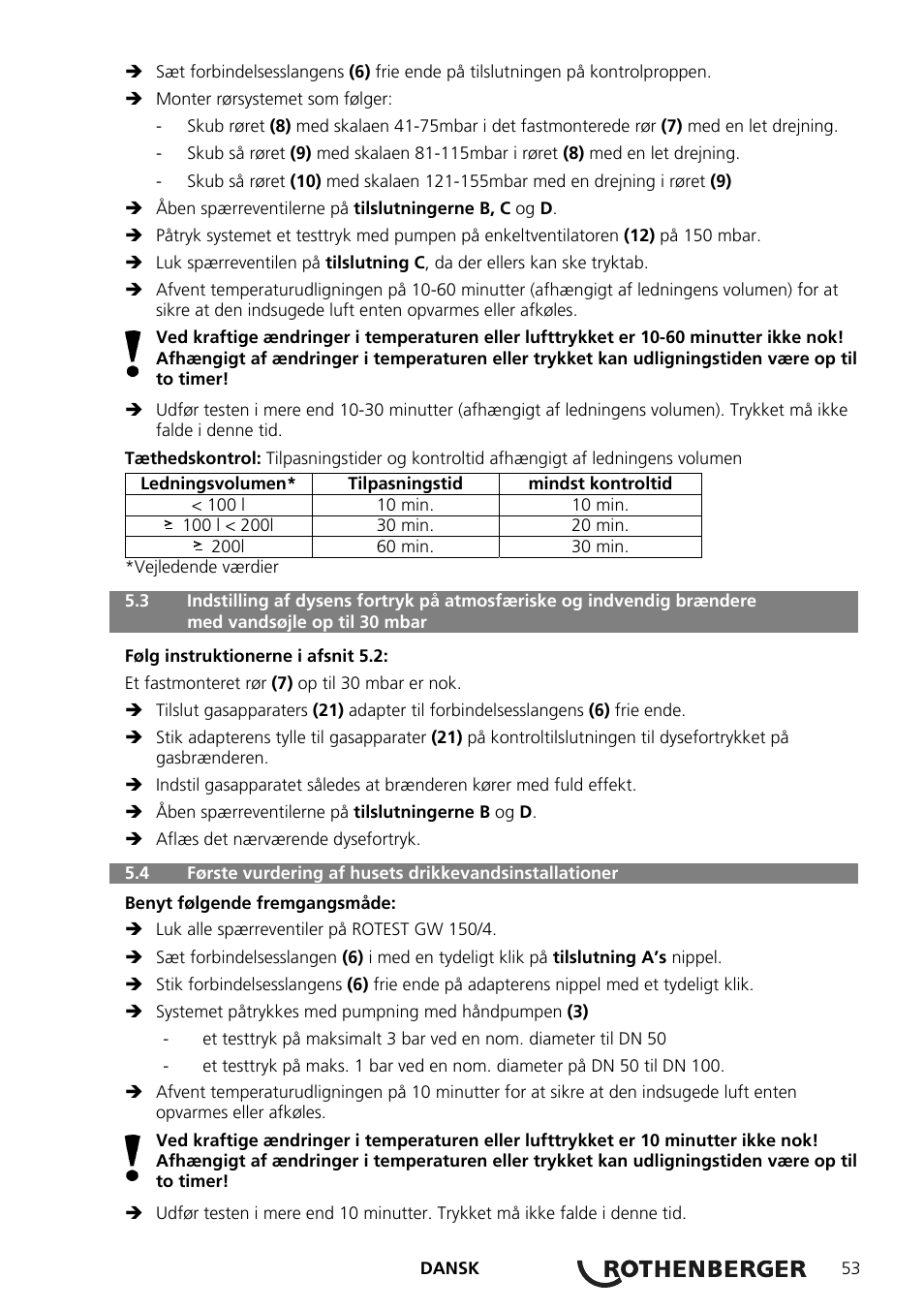 ROTHENBERGER ROTEST GW 150/4 User Manual | Page 55 / 120