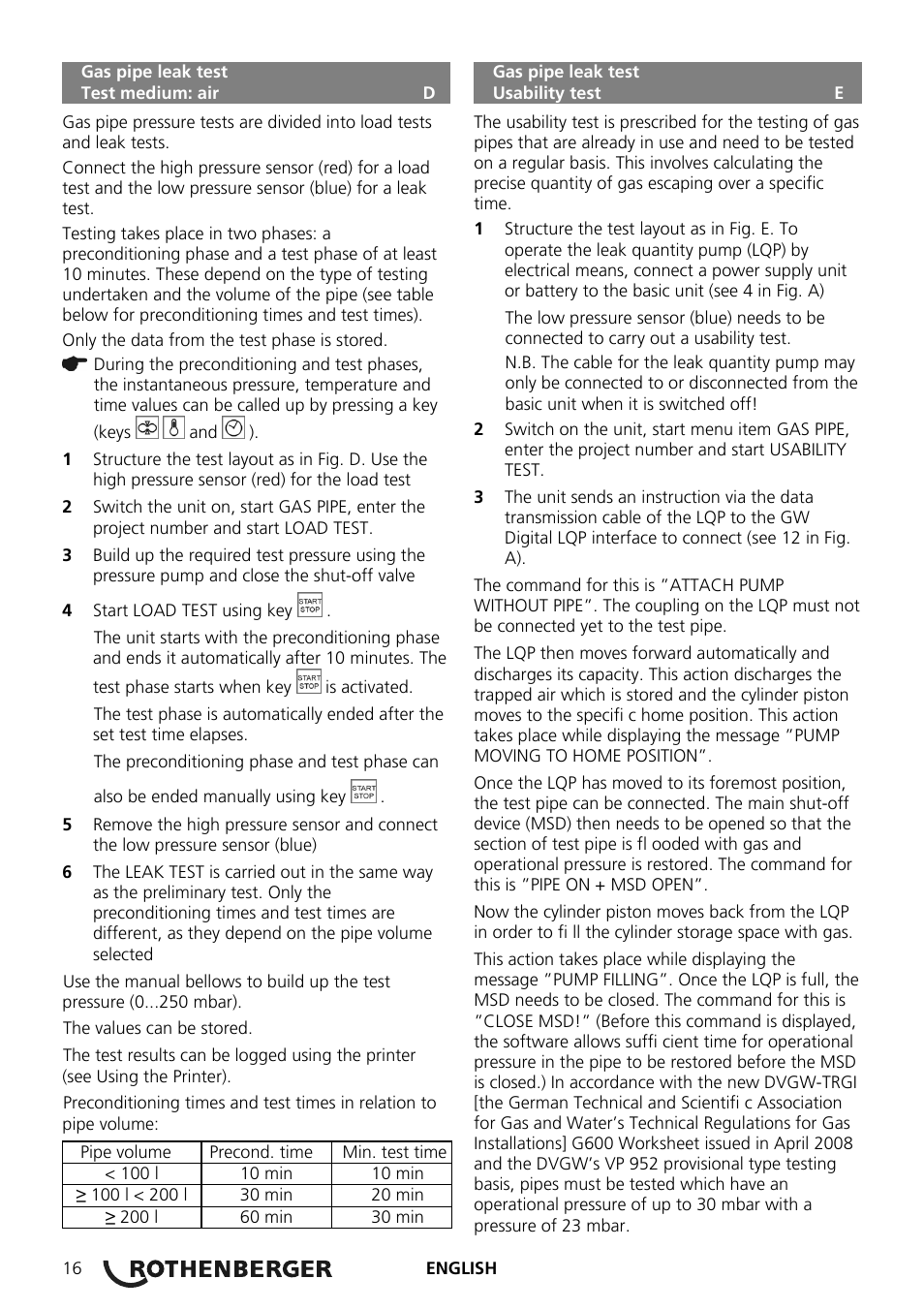 ROTHENBERGER ROTEST GW Digital V2.3 USB User Manual | Page 16 / 44