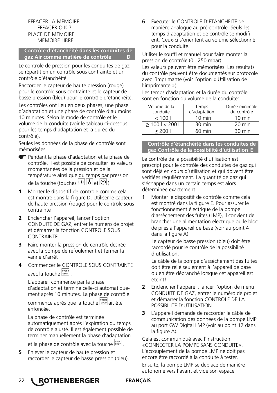 ROTHENBERGER ROTEST GW Digital V2.3 USB User Manual | Page 22 / 44