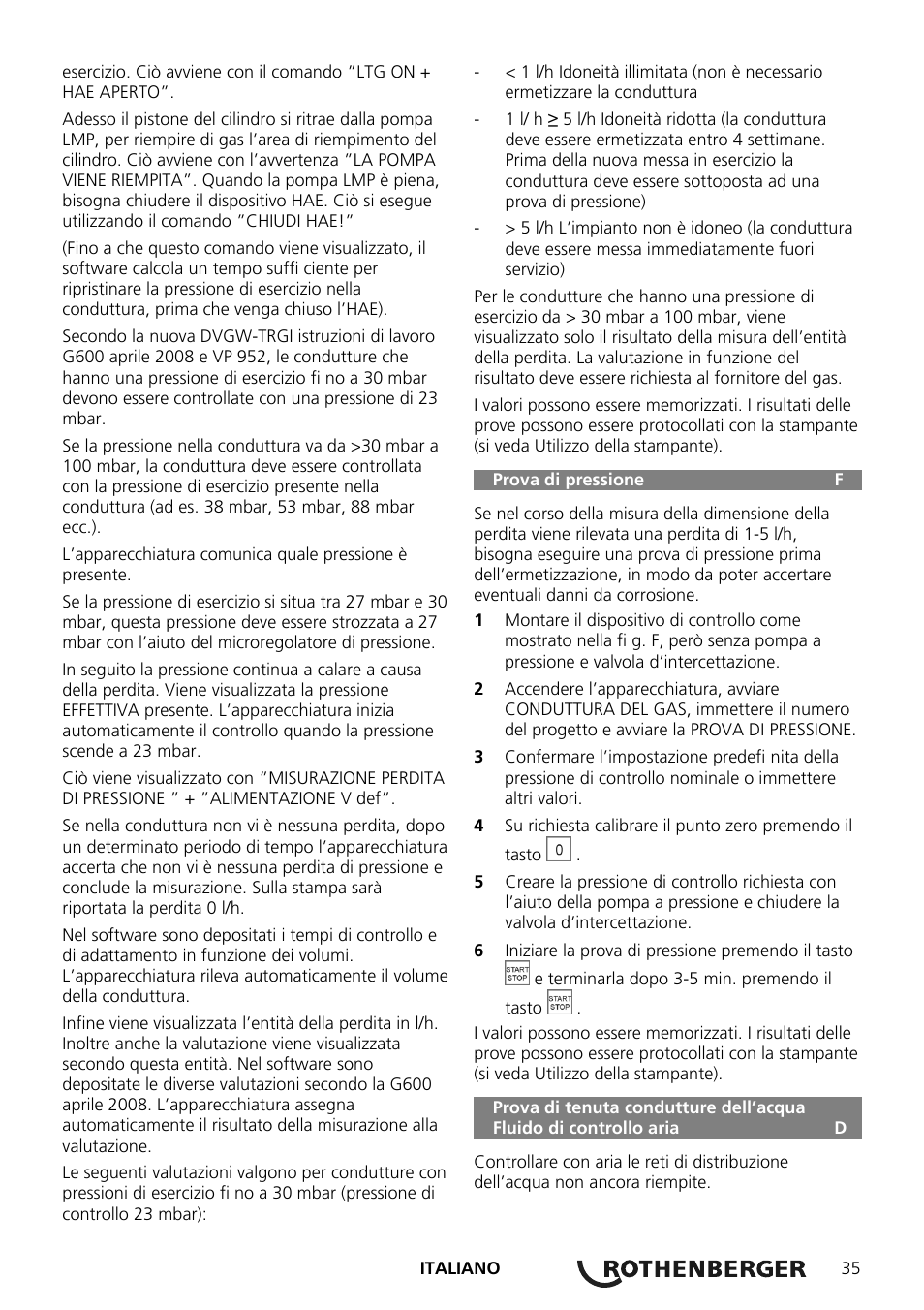 ROTHENBERGER ROTEST GW Digital V2.3 USB User Manual | Page 35 / 44
