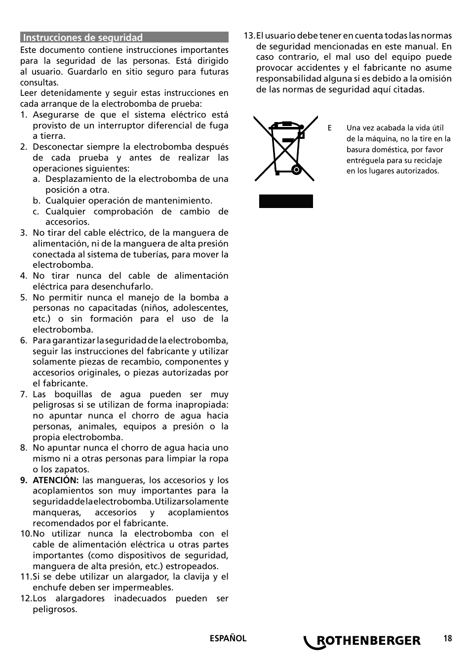 ROTHENBERGER RP PRO III User Manual | Page 18 / 36