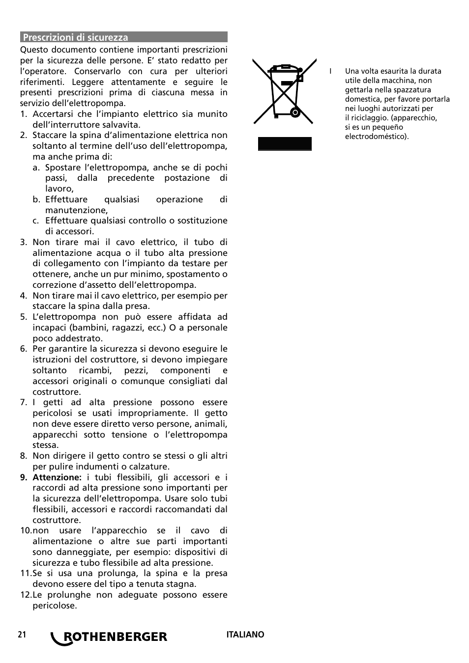 ROTHENBERGER RP PRO III User Manual | Page 21 / 36