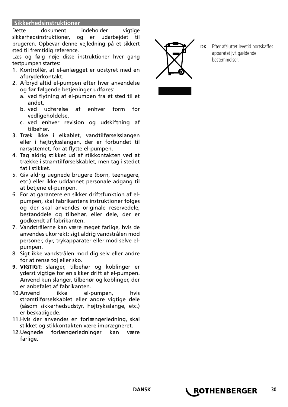 ROTHENBERGER RP PRO III User Manual | Page 30 / 36