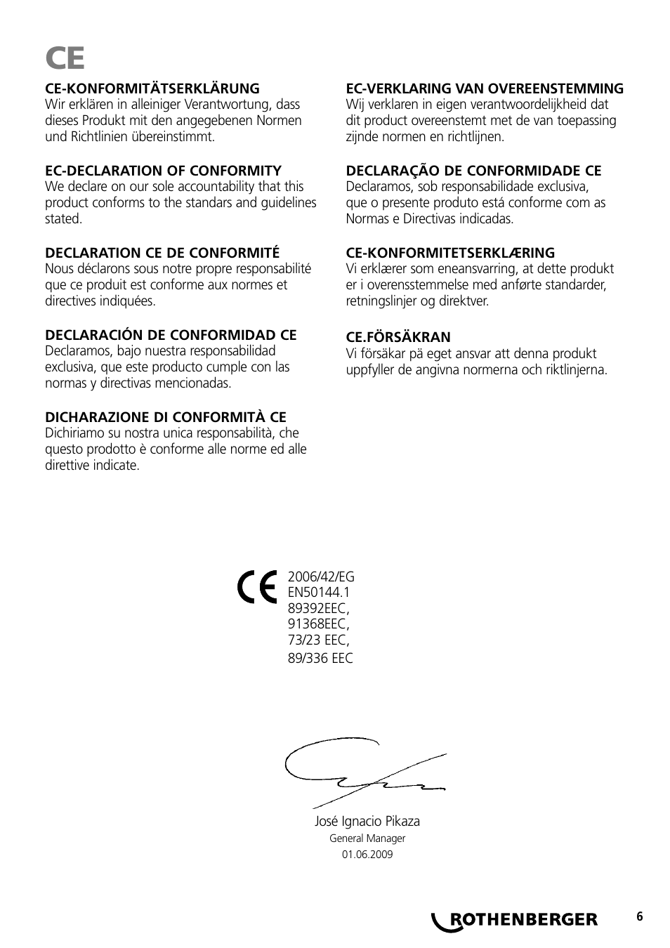ROTHENBERGER RP PRO III User Manual | Page 6 / 36