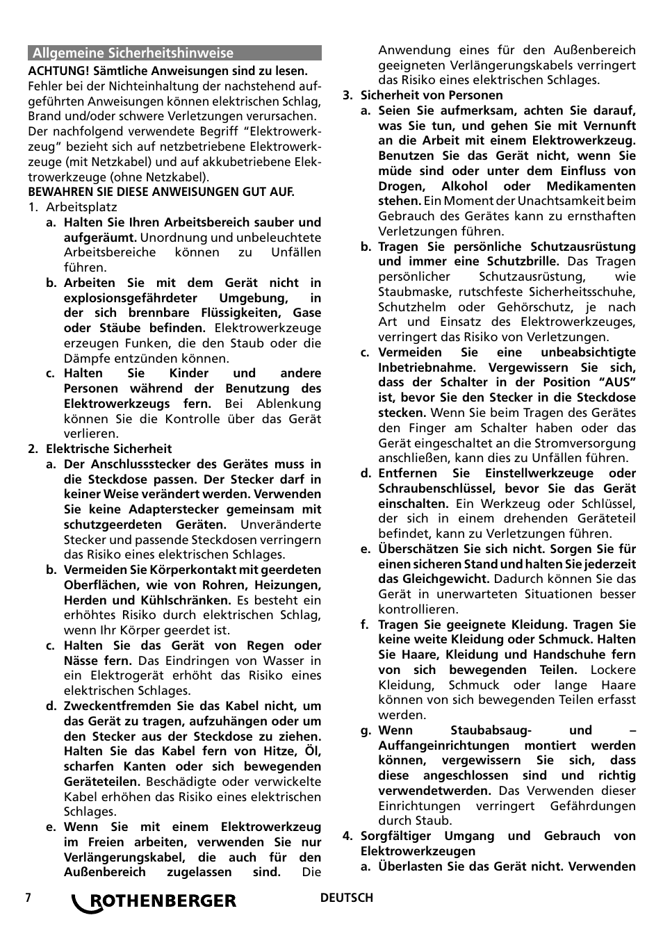 ROTHENBERGER RP PRO III User Manual | Page 7 / 36