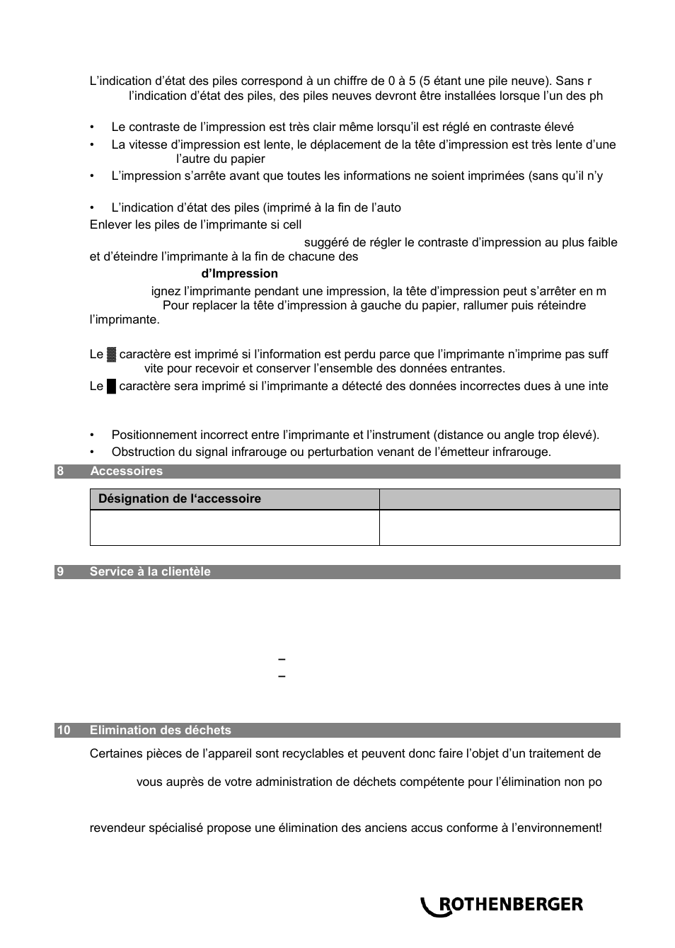 ROTHENBERGER Thermodrucker User Manual | Page 13 / 24