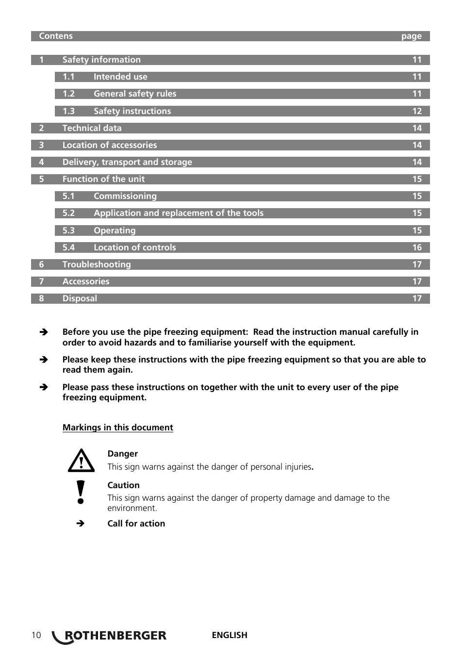 ROTHENBERGER ROFROST ECO User Manual | Page 12 / 104