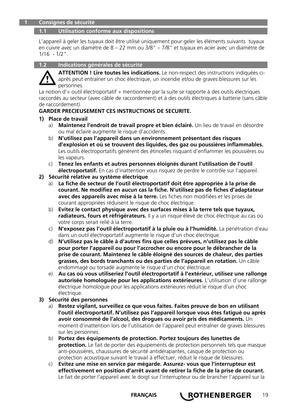 ROTHENBERGER ROFROST ECO User Manual | Page 21 / 104