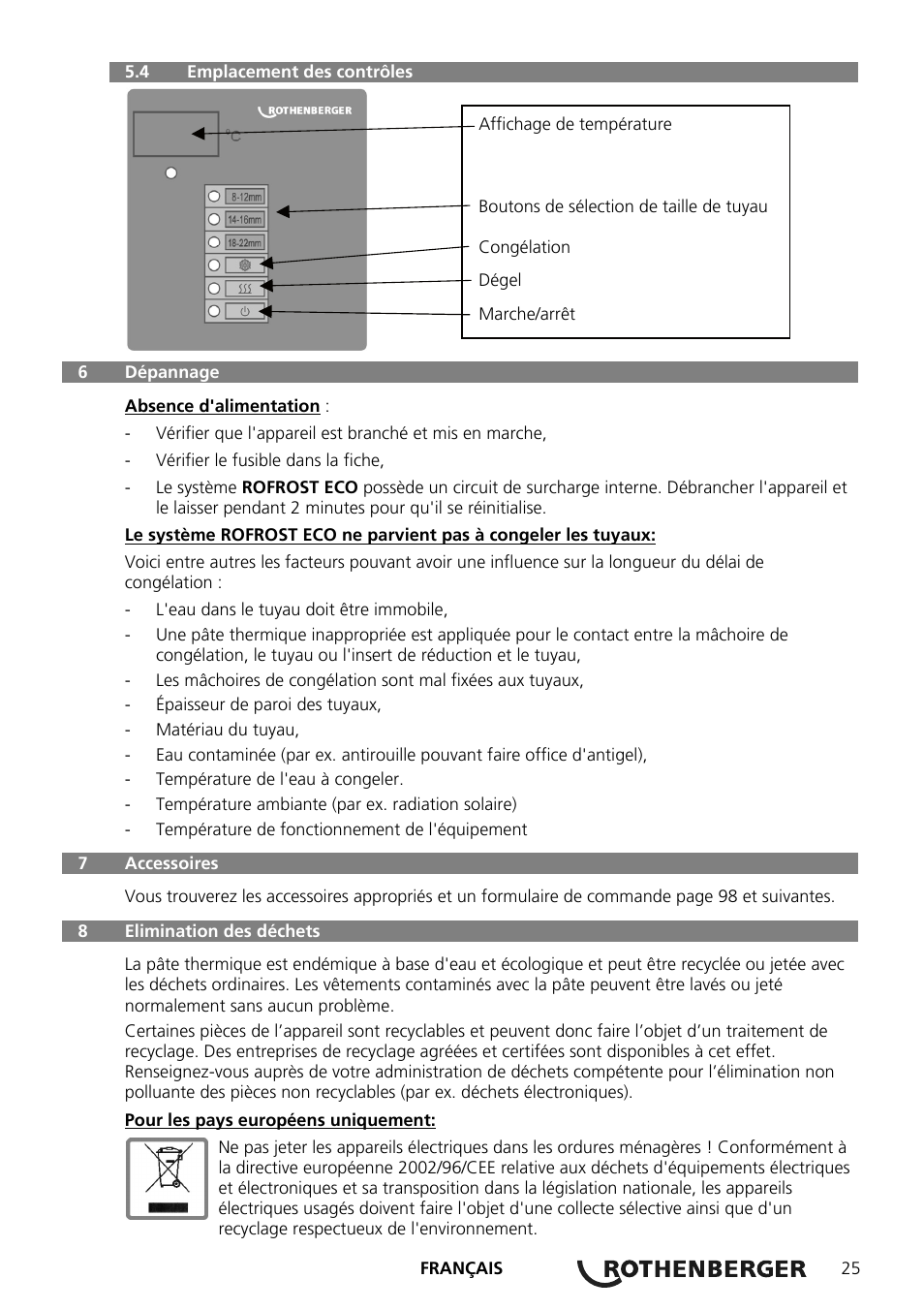 ROTHENBERGER ROFROST ECO User Manual | Page 27 / 104