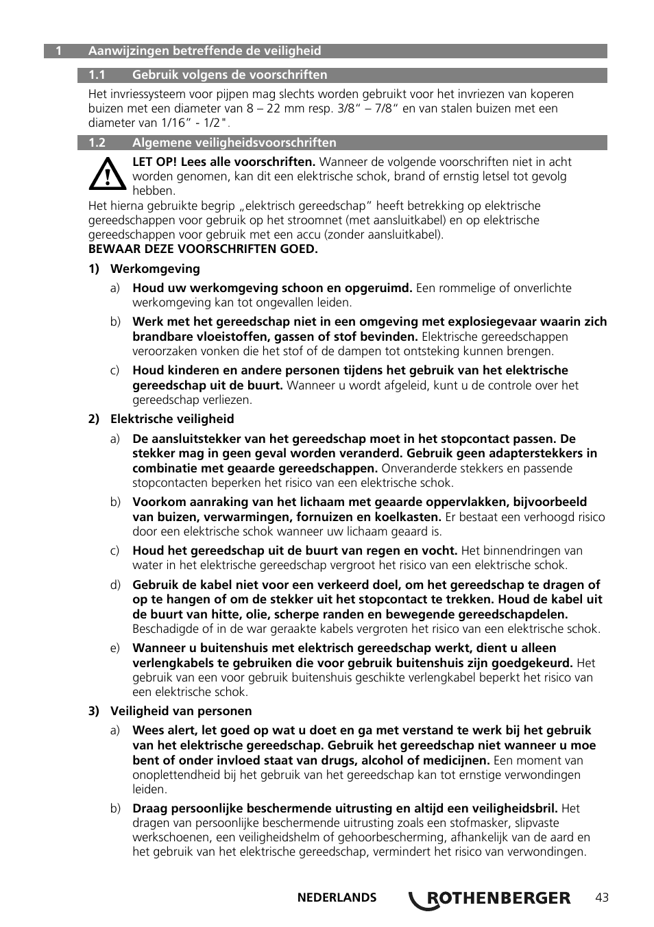 ROTHENBERGER ROFROST ECO User Manual | Page 45 / 104
