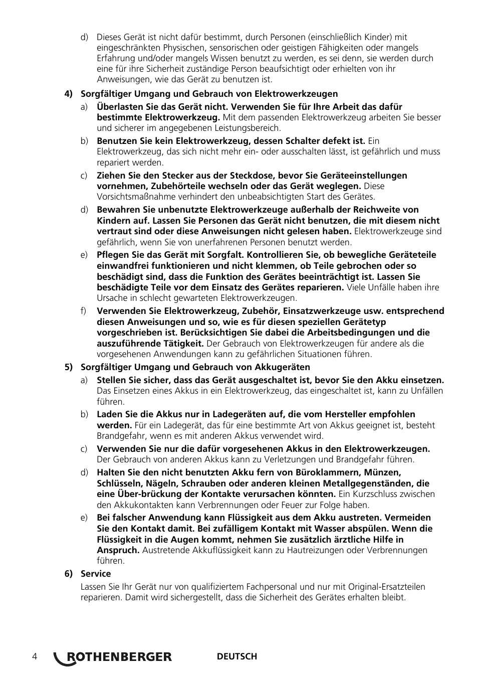 ROTHENBERGER ROFROST ECO User Manual | Page 6 / 104