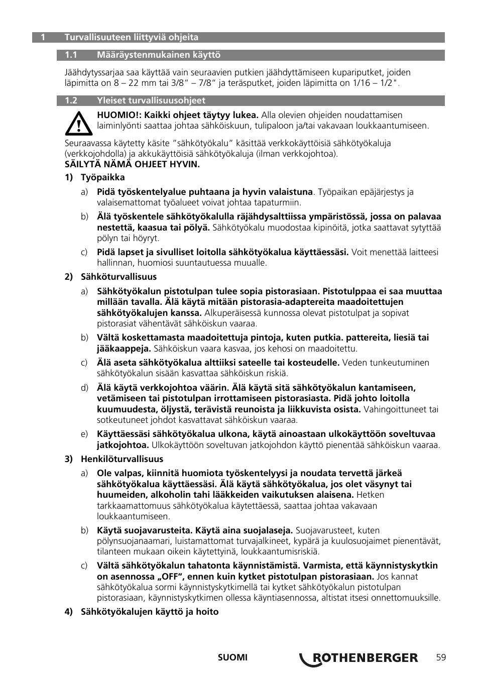 ROTHENBERGER ROFROST ECO User Manual | Page 61 / 104