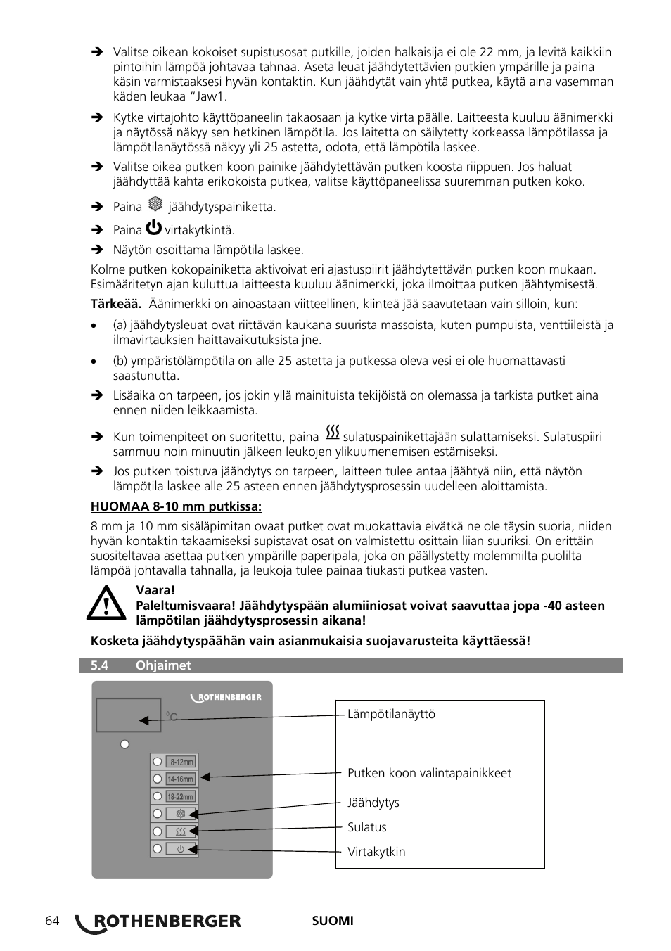 ROTHENBERGER ROFROST ECO User Manual | Page 66 / 104