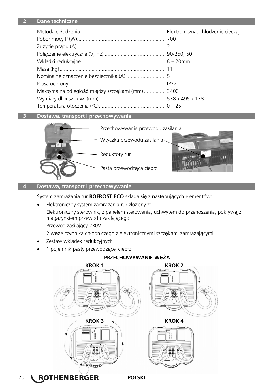 ROTHENBERGER ROFROST ECO User Manual | Page 72 / 104
