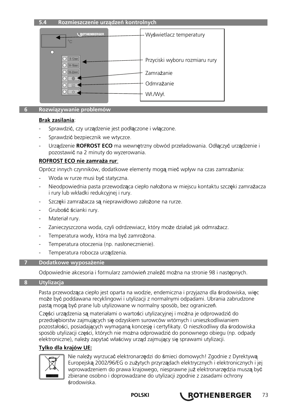 ROTHENBERGER ROFROST ECO User Manual | Page 75 / 104
