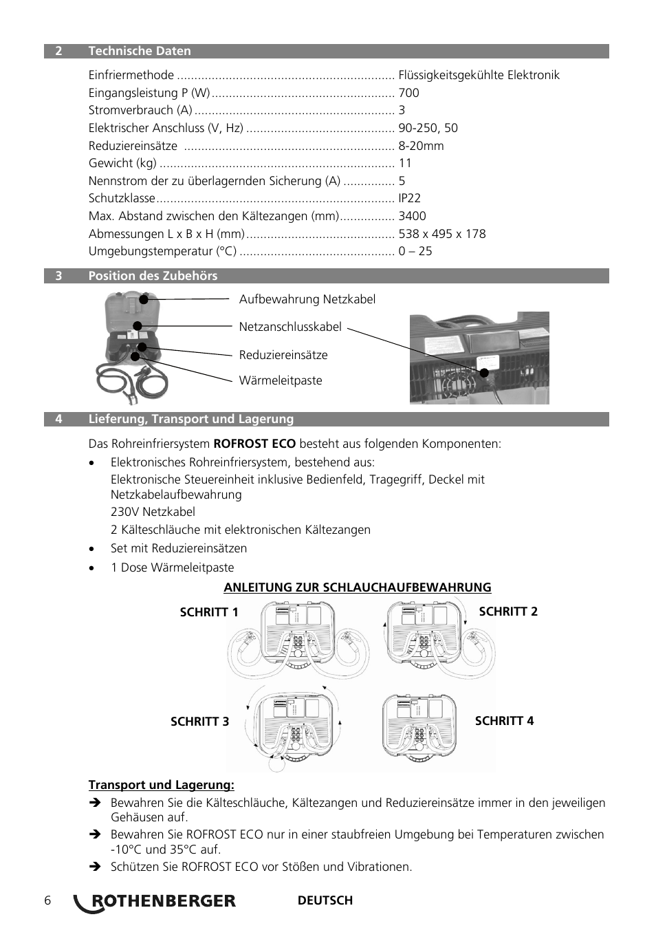 ROTHENBERGER ROFROST ECO User Manual | Page 8 / 104