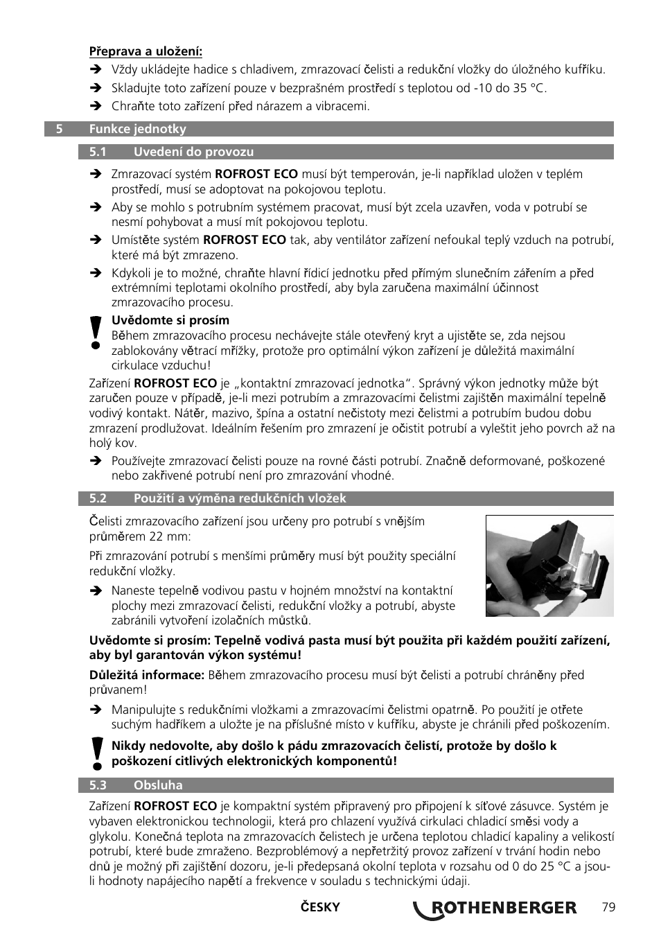 ROTHENBERGER ROFROST ECO User Manual | Page 81 / 104