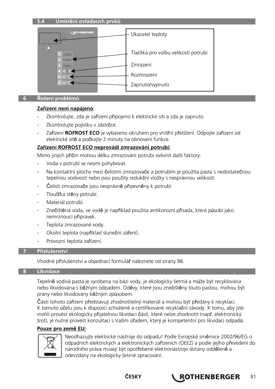 ROTHENBERGER ROFROST ECO User Manual | Page 83 / 104