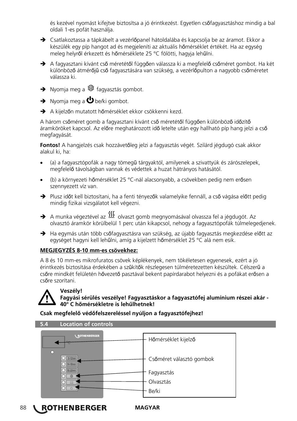ROTHENBERGER ROFROST ECO User Manual | Page 90 / 104