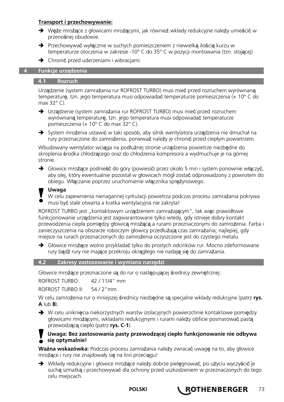 ROTHENBERGER ROFROST TURBO 1.1/4 und 2 User Manual | Page 77 / 108