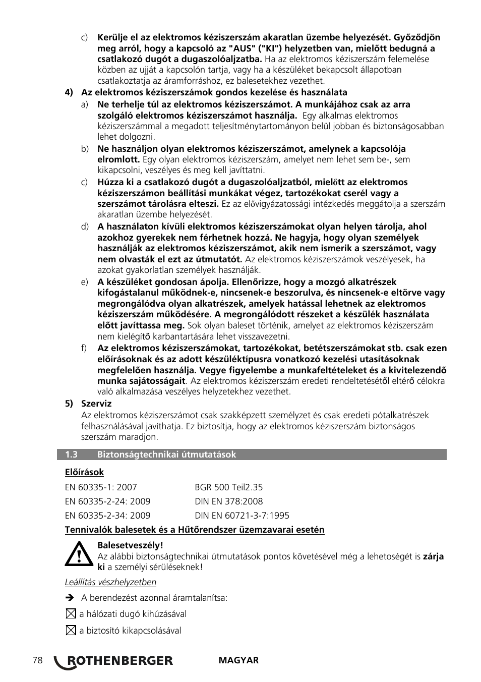 ROTHENBERGER ROFROST TURBO 1.1/4 und 2 User Manual | Page 82 / 108