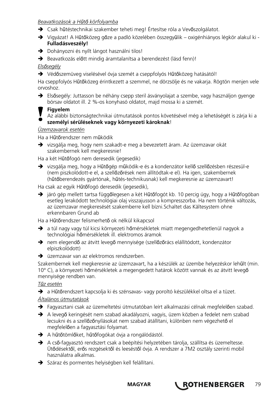 ROTHENBERGER ROFROST TURBO 1.1/4 und 2 User Manual | Page 83 / 108