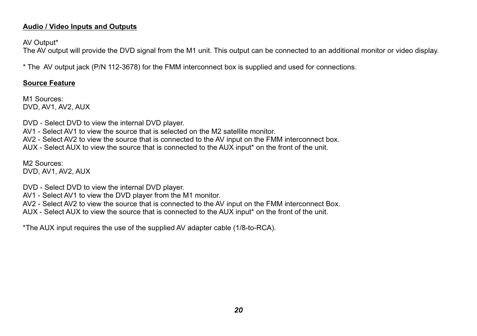 Audiovox HR9000PKG User Manual | Page 20 / 25