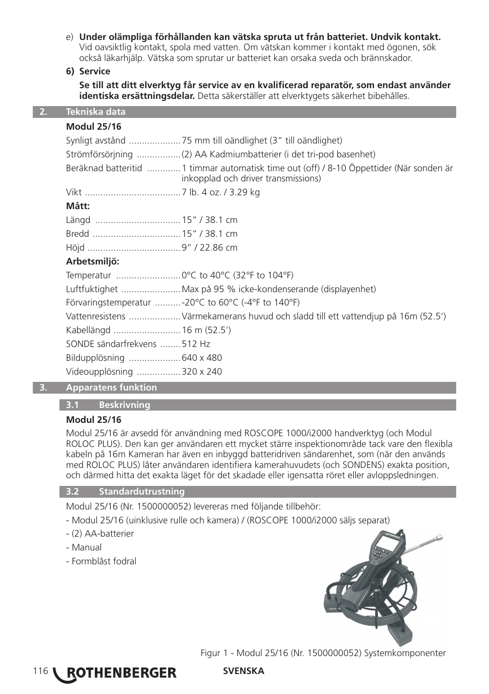 ROTHENBERGER Modul Pipe 25/16 User Manual | Page 118 / 256