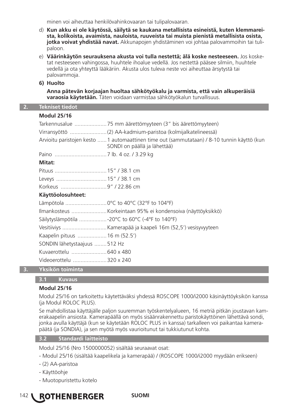 ROTHENBERGER Modul Pipe 25/16 User Manual | Page 144 / 256