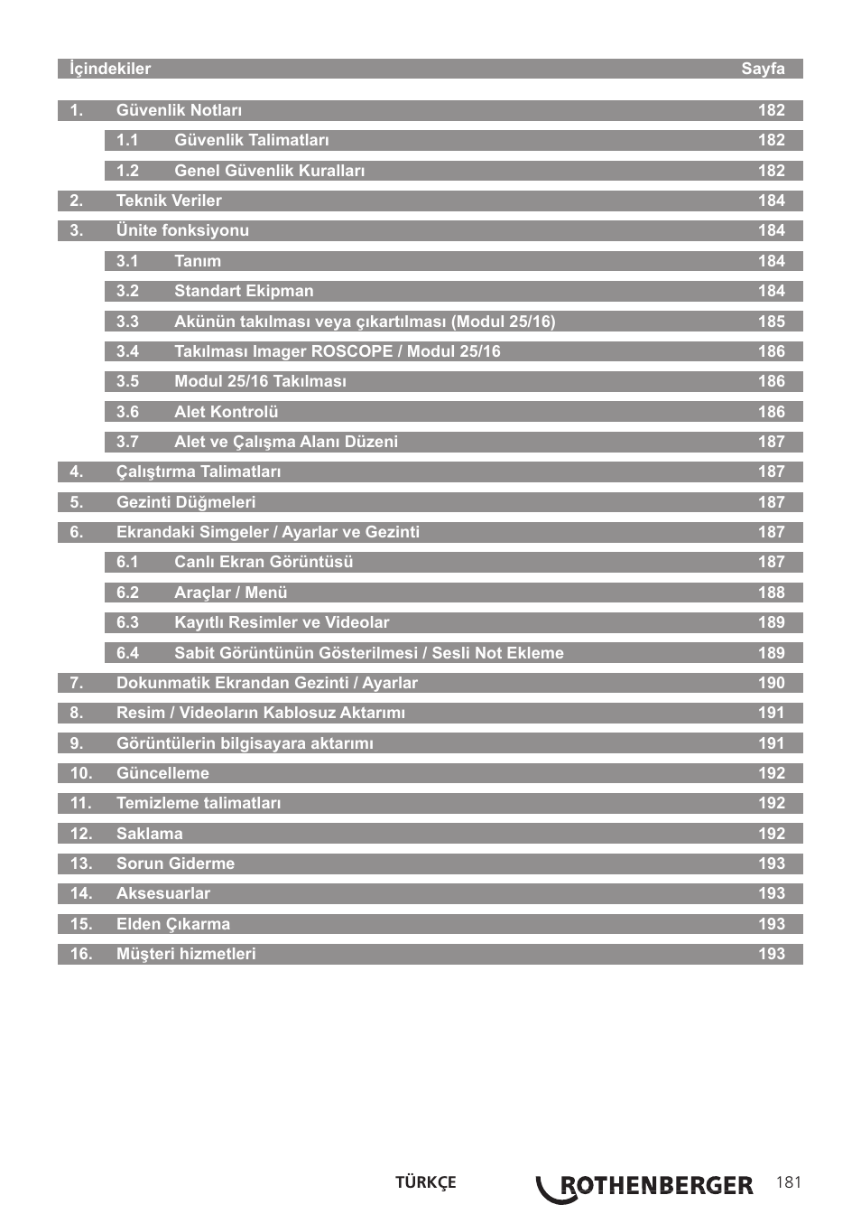 ROTHENBERGER Modul Pipe 25/16 User Manual | Page 183 / 256