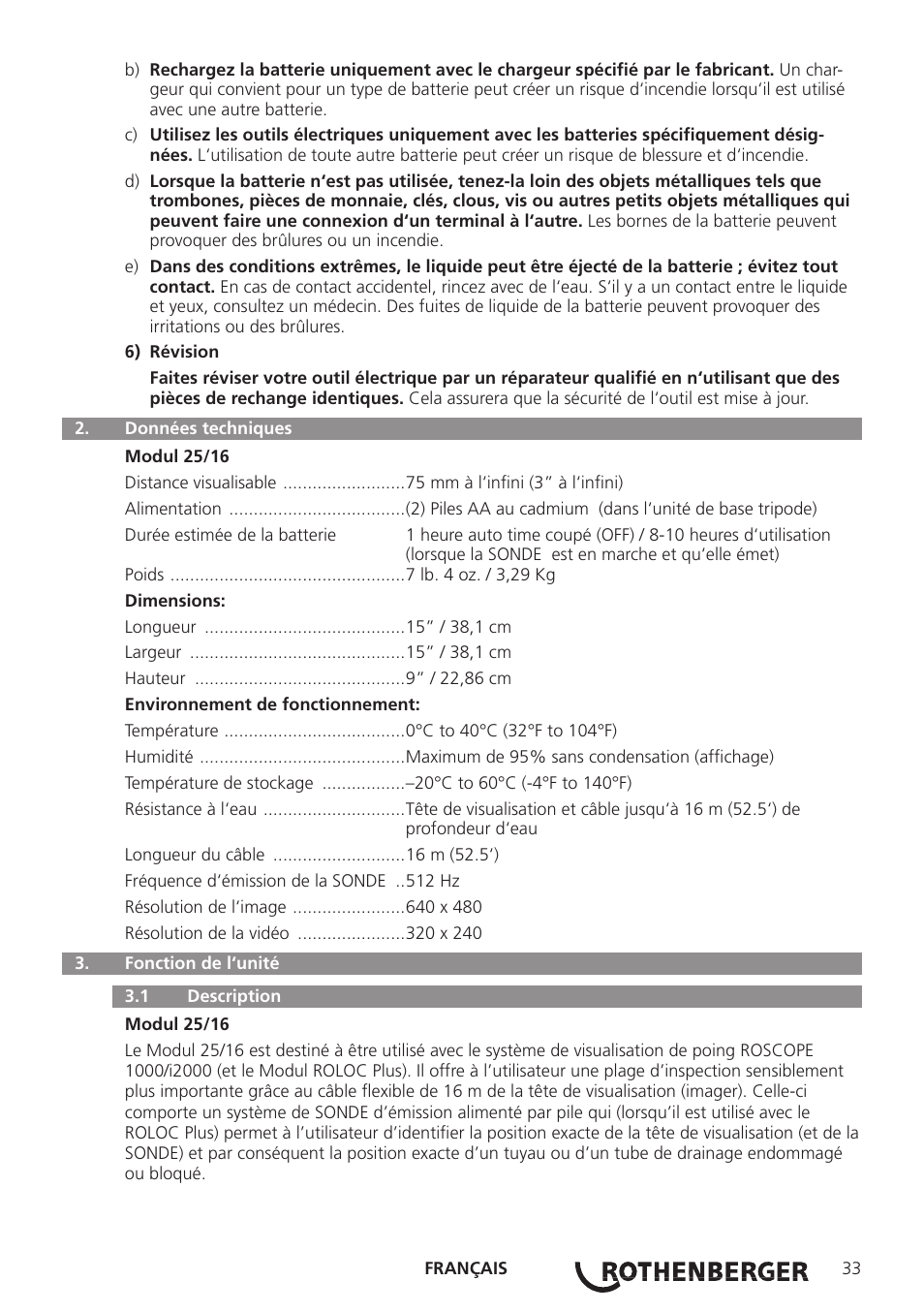 ROTHENBERGER Modul Pipe 25/16 User Manual | Page 35 / 256