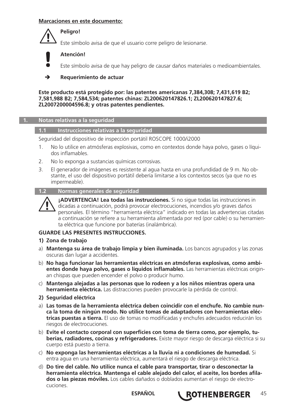 ROTHENBERGER Modul Pipe 25/16 User Manual | Page 47 / 256