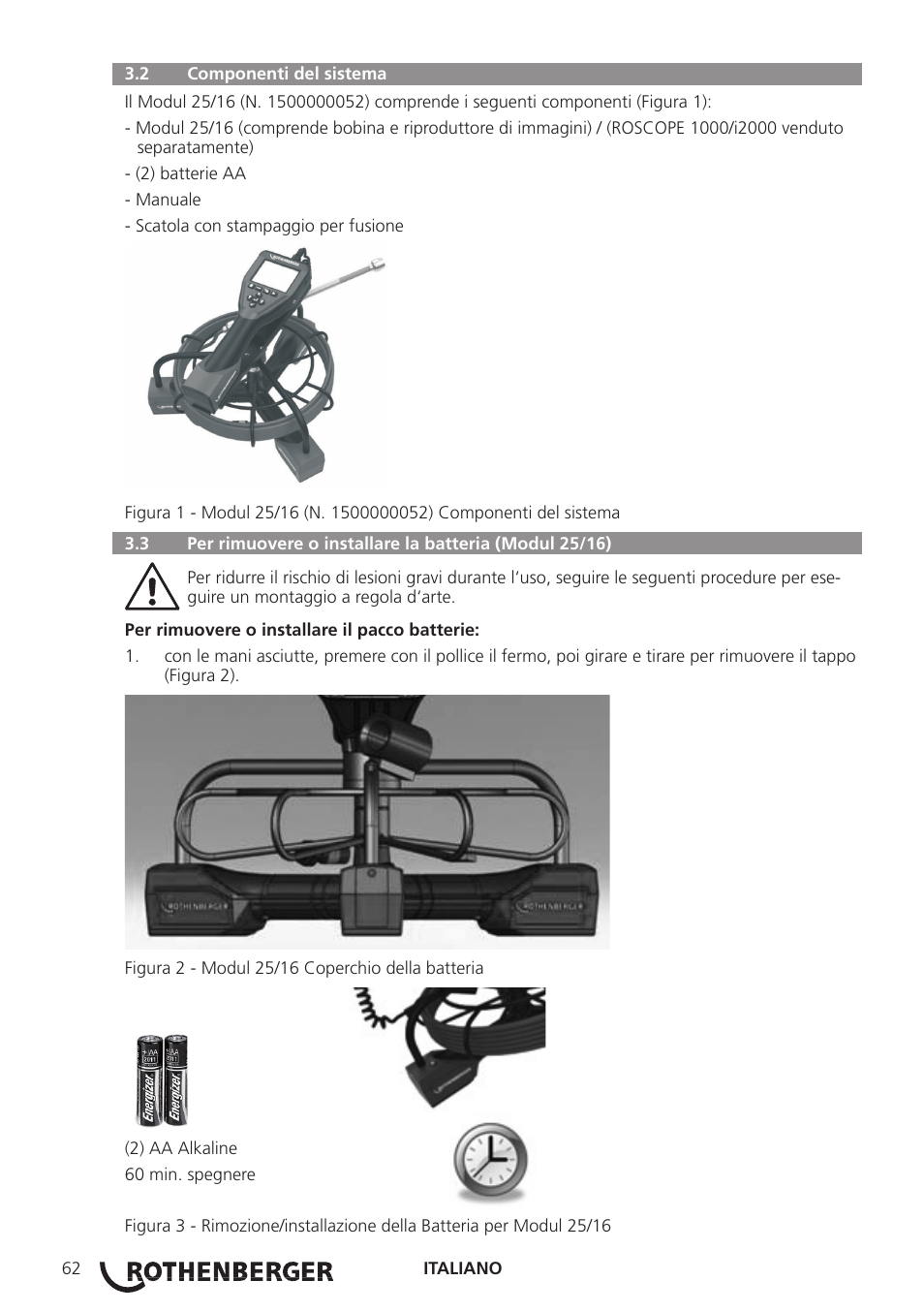 ROTHENBERGER Modul Pipe 25/16 User Manual | Page 64 / 256