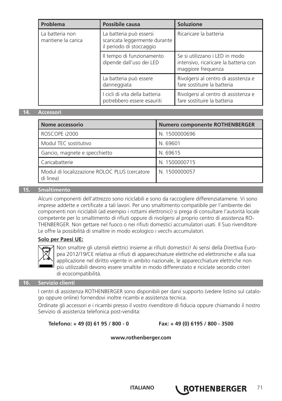 ROTHENBERGER Modul Pipe 25/16 User Manual | Page 73 / 256