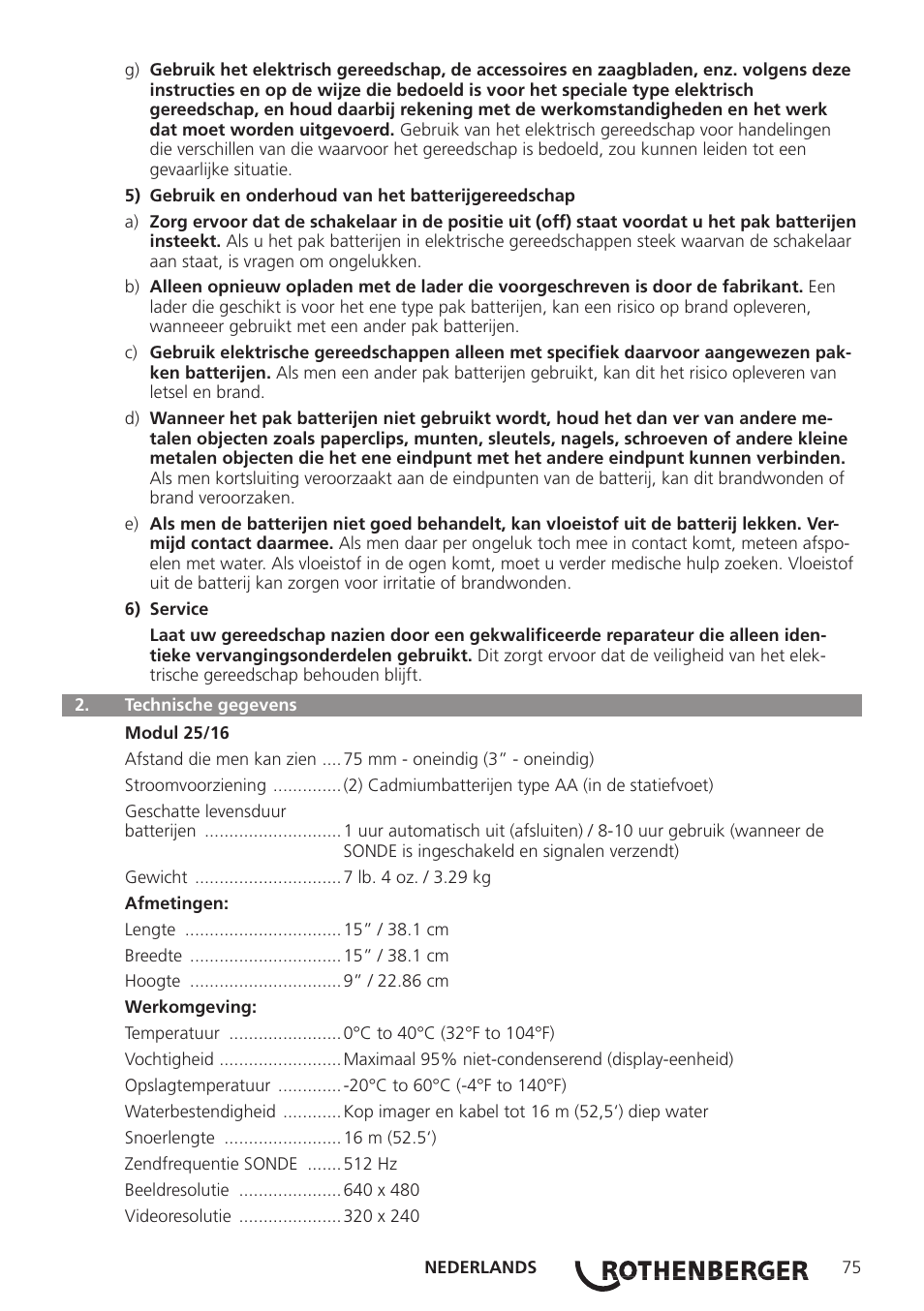 ROTHENBERGER Modul Pipe 25/16 User Manual | Page 77 / 256