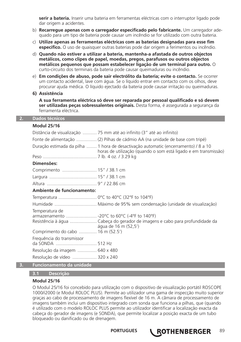 ROTHENBERGER Modul Pipe 25/16 User Manual | Page 91 / 256