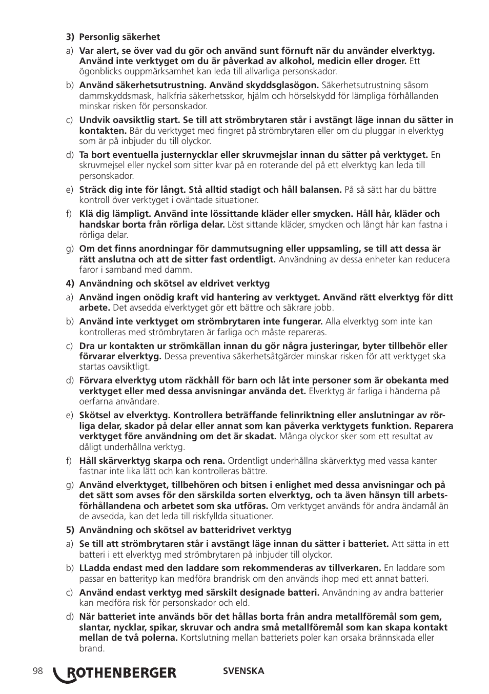 ROTHENBERGER Modul ROLOC PLUS User Manual | Page 100 / 216