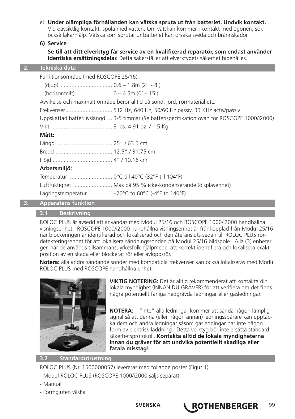 ROTHENBERGER Modul ROLOC PLUS User Manual | Page 101 / 216