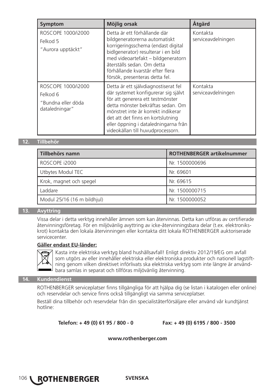 ROTHENBERGER Modul ROLOC PLUS User Manual | Page 108 / 216