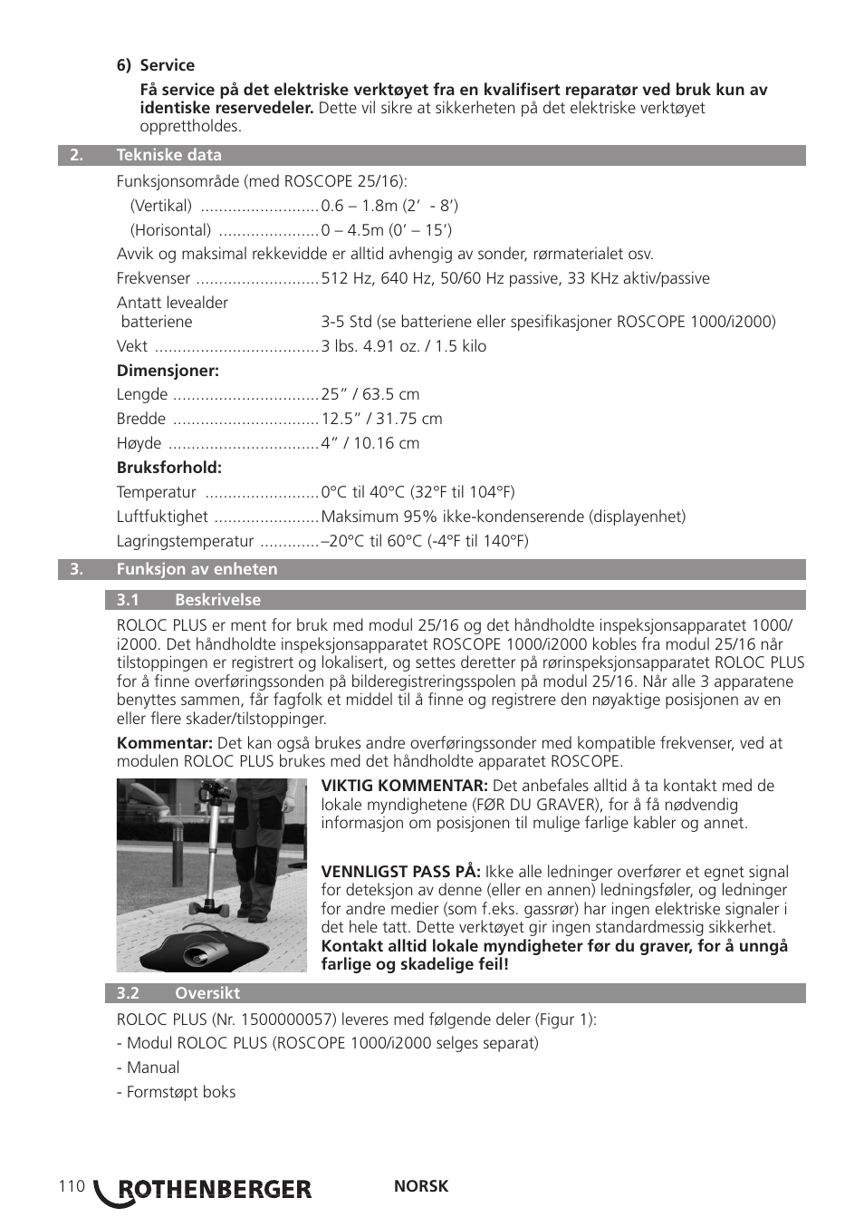 ROTHENBERGER Modul ROLOC PLUS User Manual | Page 112 / 216