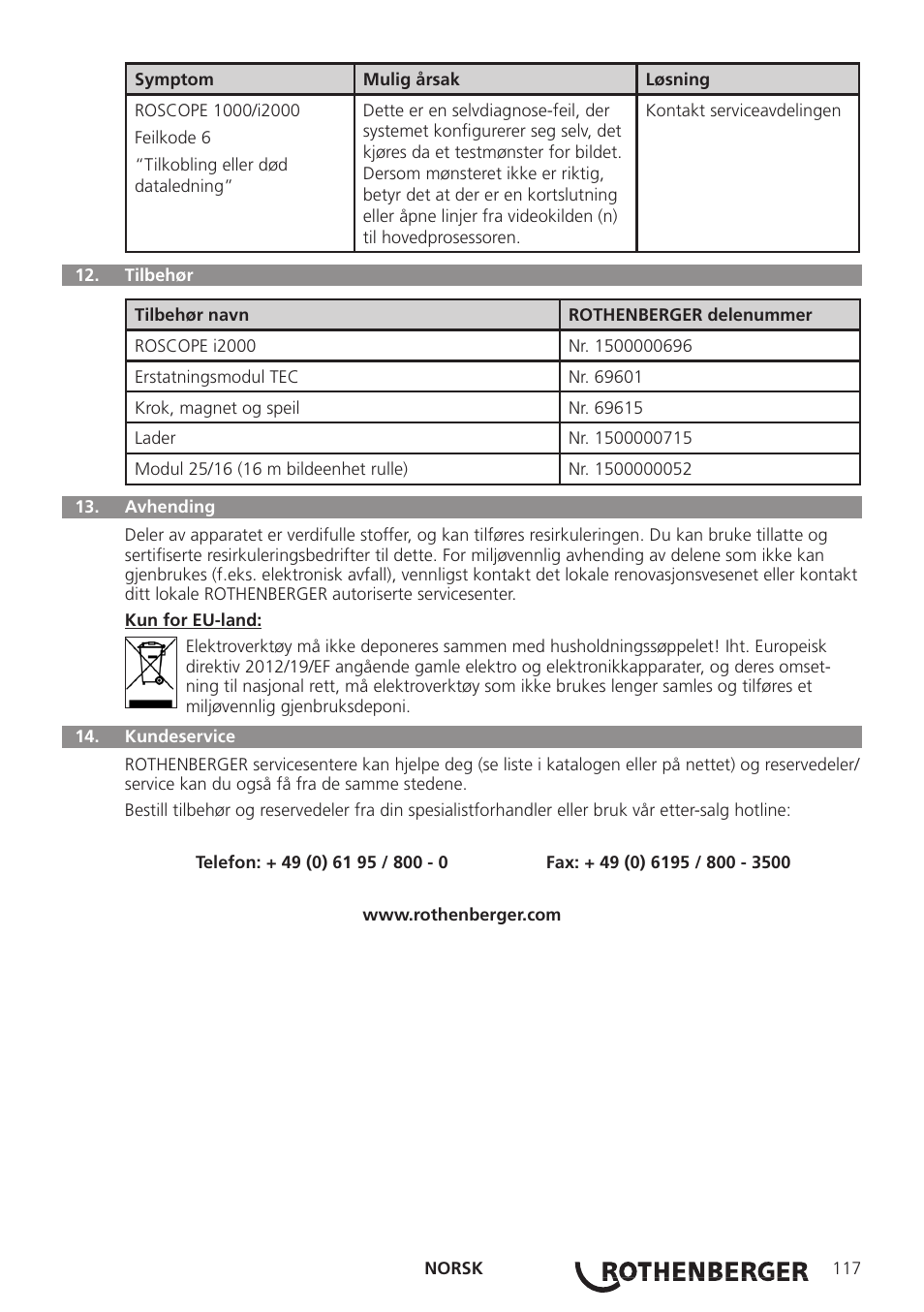 ROTHENBERGER Modul ROLOC PLUS User Manual | Page 119 / 216